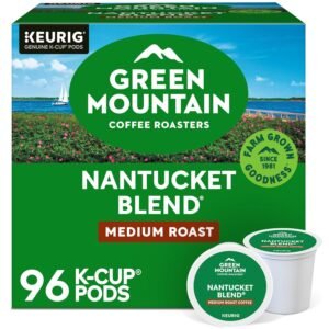 Green Mountain Coffee Nantucket Blend Keurig Single-Serve K-Cup Pods, Medium Roast Coffee, 96 Count