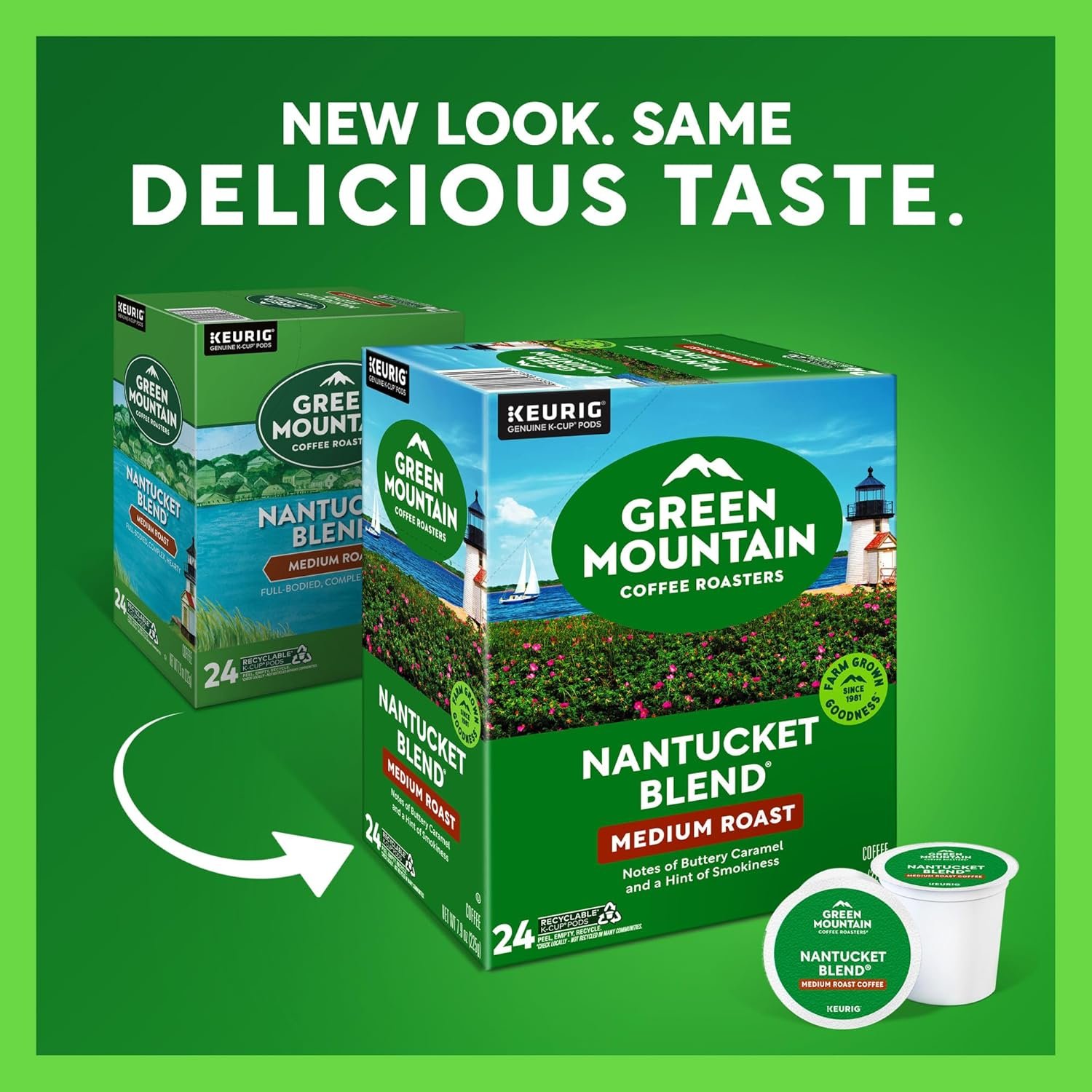 Green Mountain Coffee Nantucket Blend Keurig Single-Serve K-Cup Pods, Medium Roast Coffee, 96 Count - Image 2
