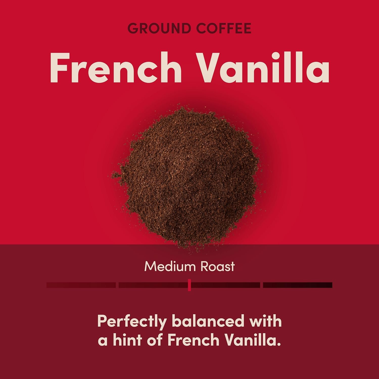Tim Hortons French Vanilla, Flavored Roast Ground Coffee, Perfectly Balanced, Always Smooth, Made with 100% Arabica Beans, 12 Oz (Pack of 6) - Image 2