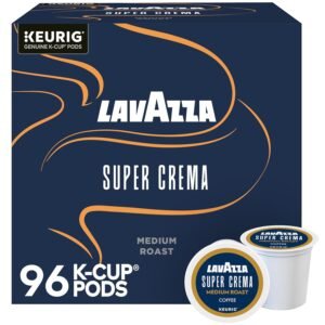 Lavazza Super Crema, Single Serve Keurig® K-Cup® Pods, Medium Espresso Roast Coffee