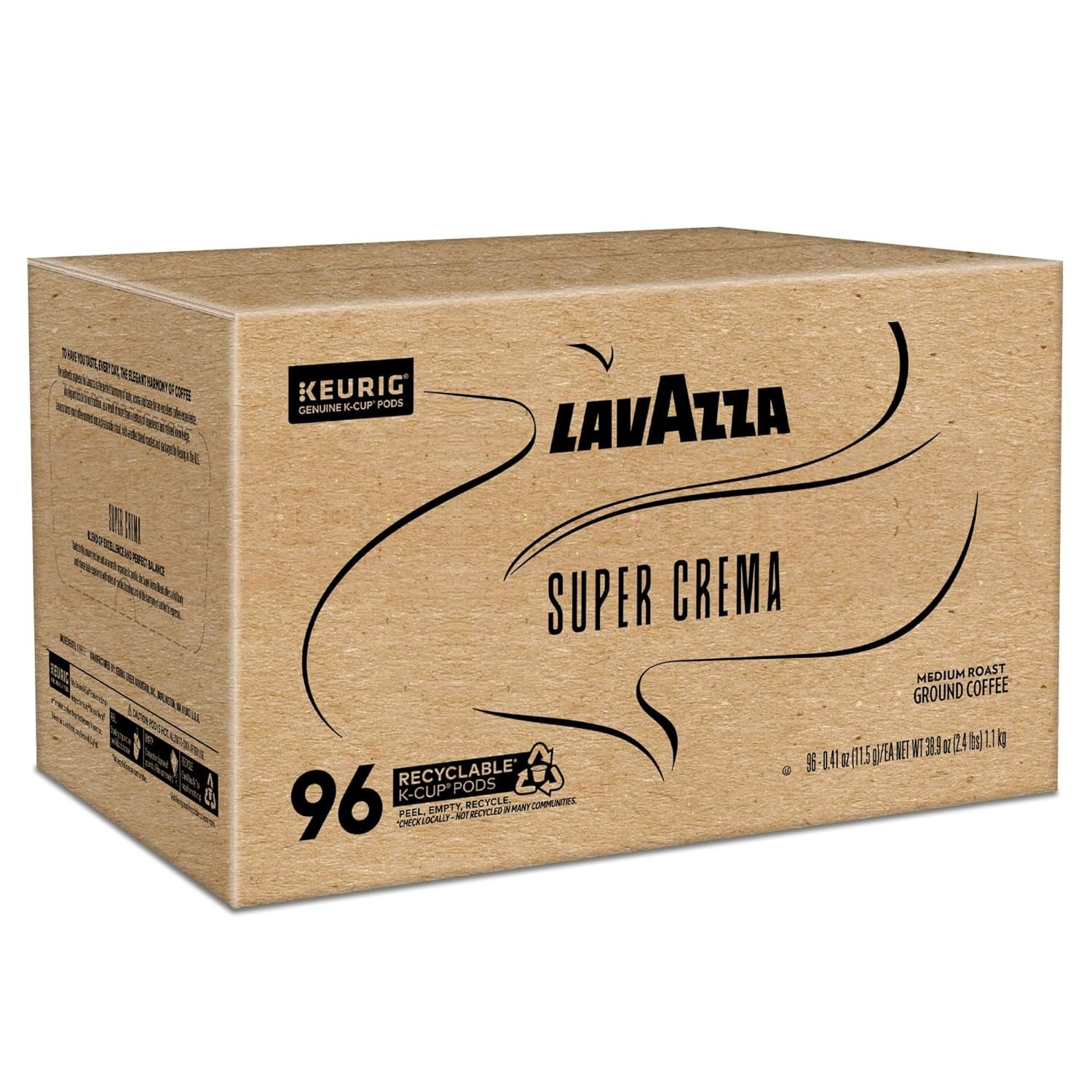 Lavazza Super Crema, Single Serve Keurig® K-Cup® Pods, Medium Espresso Roast Coffee - Image 11