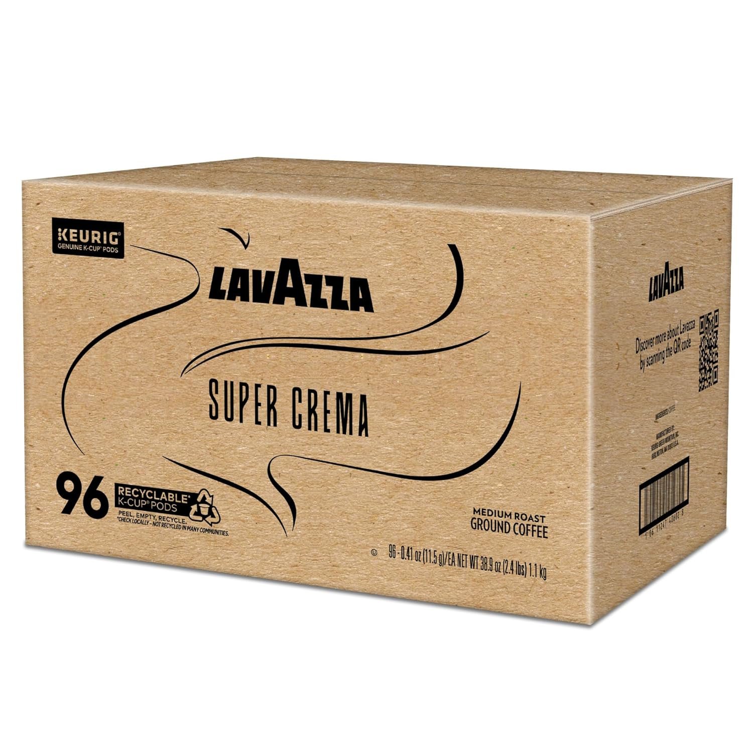 Lavazza Super Crema, Single Serve Keurig® K-Cup® Pods, Medium Espresso Roast Coffee - Image 12