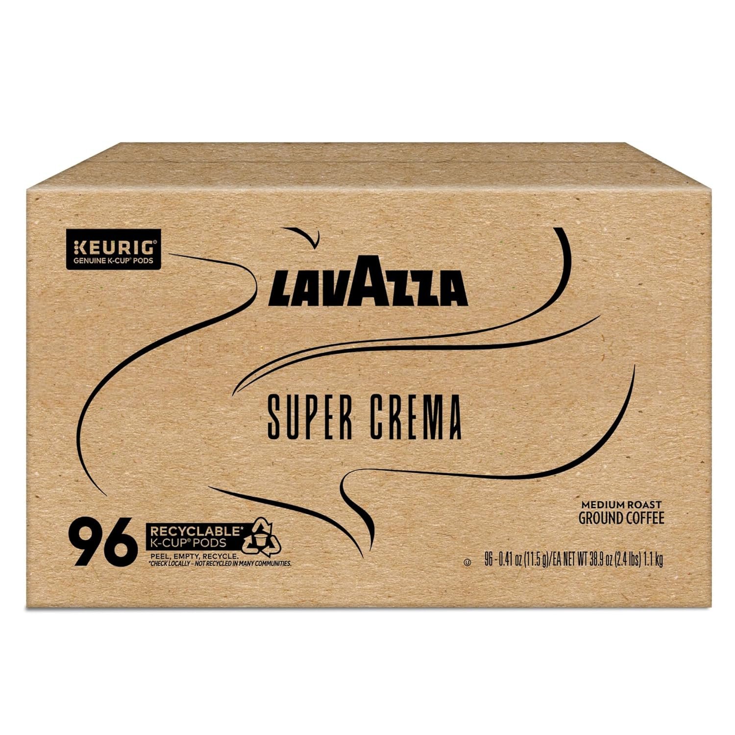 Lavazza Super Crema, Single Serve Keurig® K-Cup® Pods, Medium Espresso Roast Coffee - Image 9