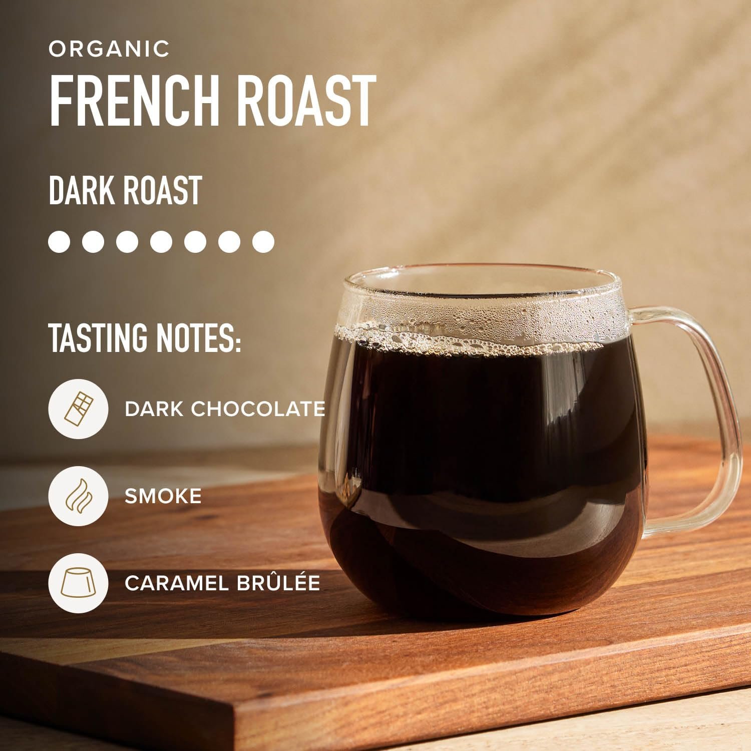 Peet's Coffee, USDA Organic Dark Roast Ground Coffee, 100% Arabica Coffee - French Roast 18 Ounce Bag - Image 3
