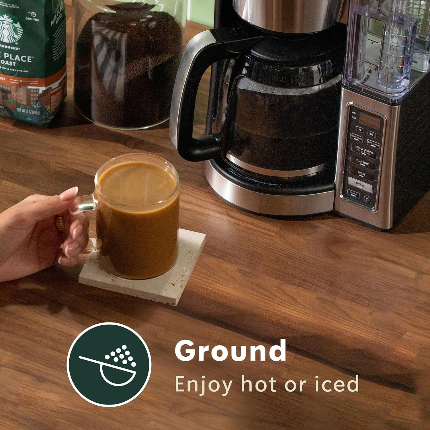 Starbucks Ground Coffee, Dark Roast Coffee, Sumatra, 100% Arabica, 1 bag (18 oz) | 100% Arabica ground coffee; single-origin Sumatra dark roast; single 18 oz bag - Image 2